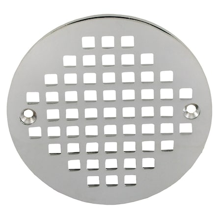 6 In. Chrome Plated Round Cast Coverall Strainer